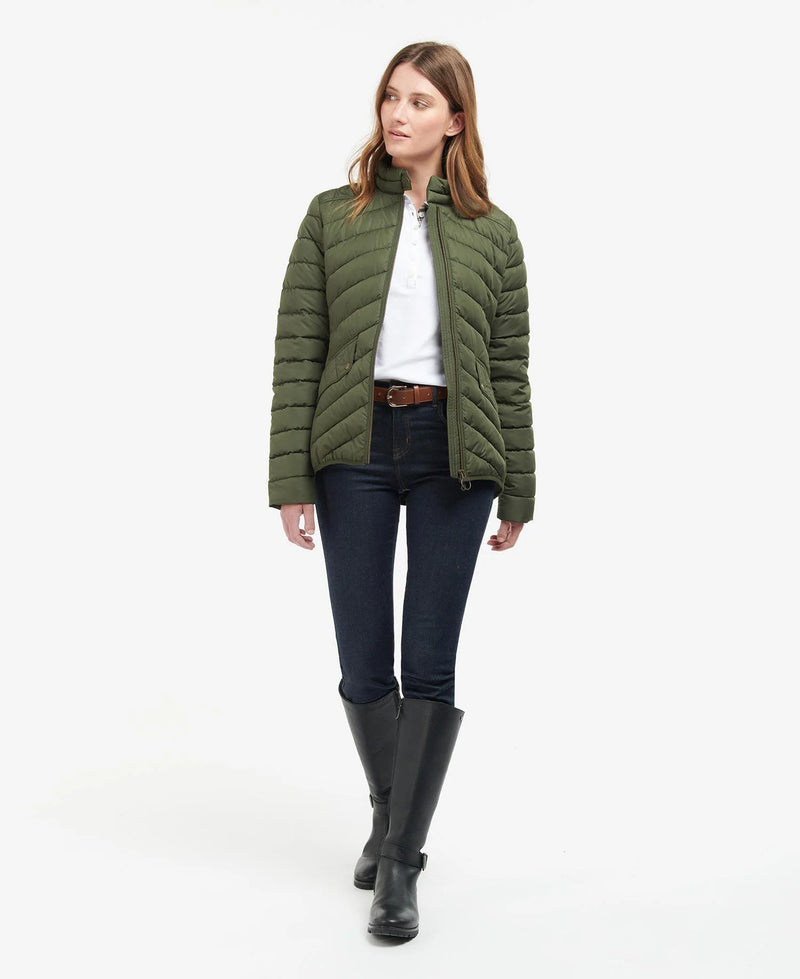 Barbour green 2025 quilted jacket womens