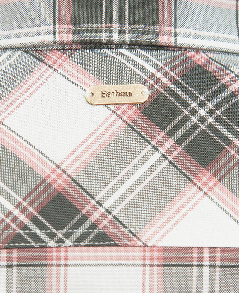 Barbour Daphne Shirt - Cloud/Olive Check - Lucks of Louth
