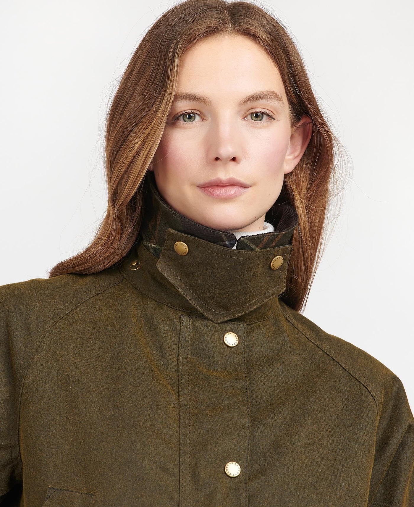 Barbour Womens Acorn Waxed Jacket Olive Lucks of Louth