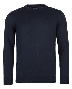 Barbour Pima Cotton Crew Neck - Navy - Lucks of Louth