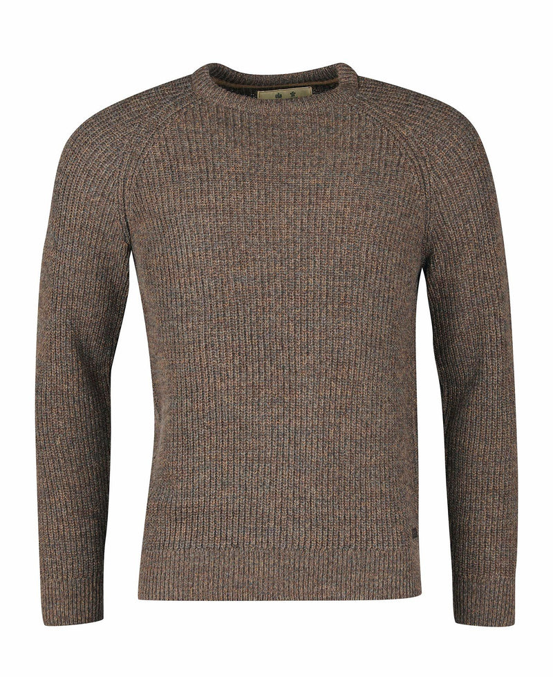 Barbour Horseford Crew Neck Sweater - Sandstone - Lucks of Louth