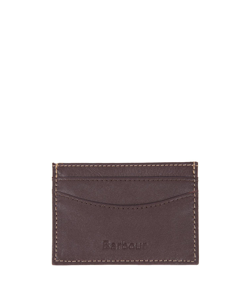 Barbour leather card on sale holder