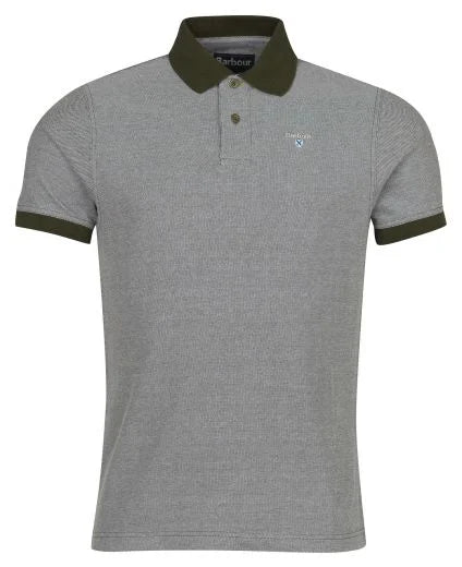 Barbour Sports Polo Mix - Dk Olive - Lucks of Louth