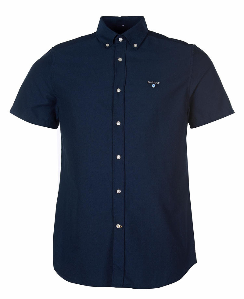 Barbour Oxford 3 Short Sleeved Shirt - Navy - Lucks of Louth