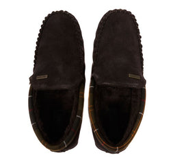 Barbour Monty Slippers - Brown - Lucks of Louth
