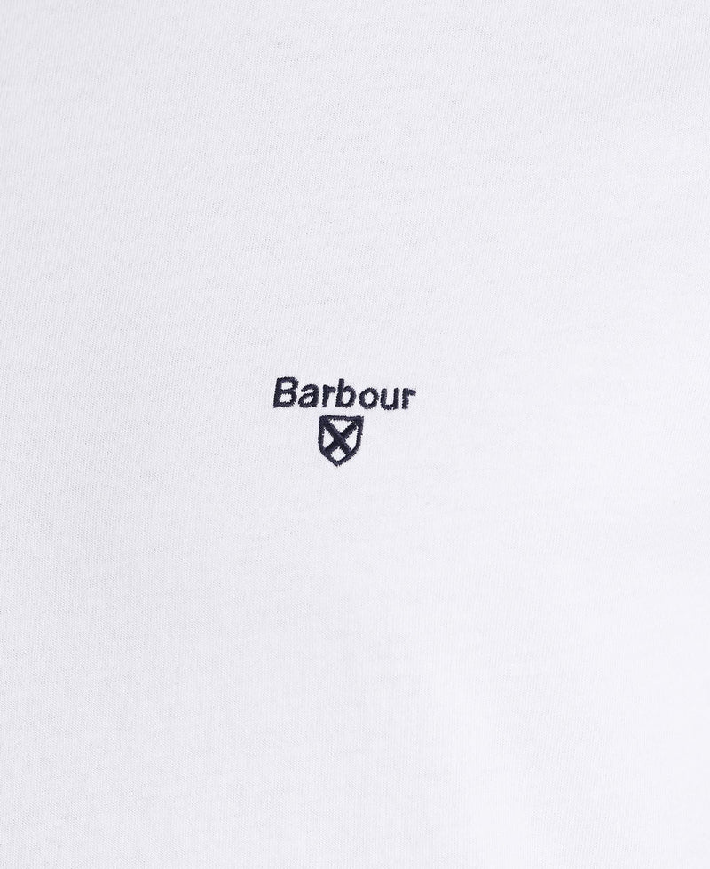 Barbour Sports Tee - White - Lucks of Louth