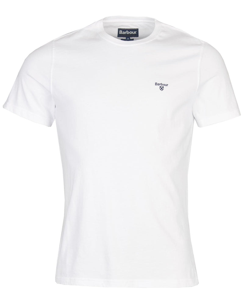 Barbour Sports Tee - White - Lucks of Louth