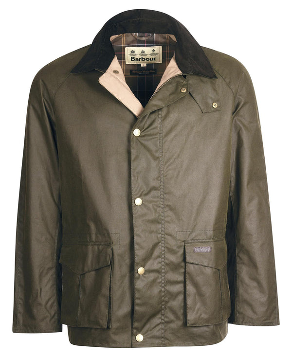 Barbour Amblewood Wax Jacket - Olive - Lucks of Louth