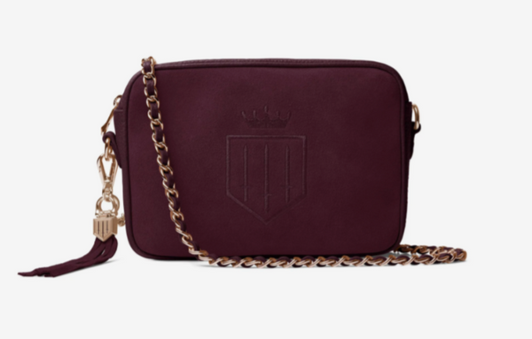Fairfax & Favor Finsbury Cross Body Bag - Plum - Lucks of Louth
