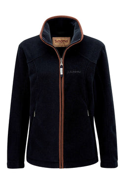 Schoffel Ladies Burley Fleece Jacket- Navy - Lucks of Louth