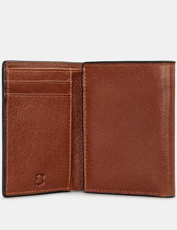 Yoshi Three Fold Leather Wallet - Brown (Y2039 17 8) - Lucks of Louth