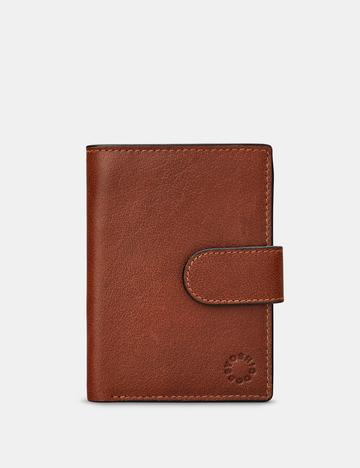Yoshi Mens Brown Leather Card Wallet - Brown (Y5006 17 8) - Lucks of Louth