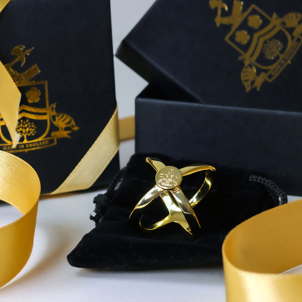 Clare Haggas Scarf Ring - Gold - Lucks of Louth