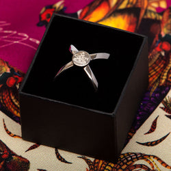 Clare Haggas Scarf Ring - Silver - Lucks of Louth