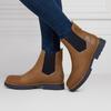 Fairfax & Favor Boudica Sheepskin Ankle Boots - Oak Leather - Lucks of Louth