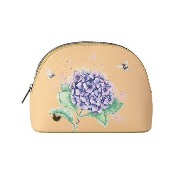 Wrendale Medium Cosmetic Bag - Hydrangea Bee - Lucks of Louth