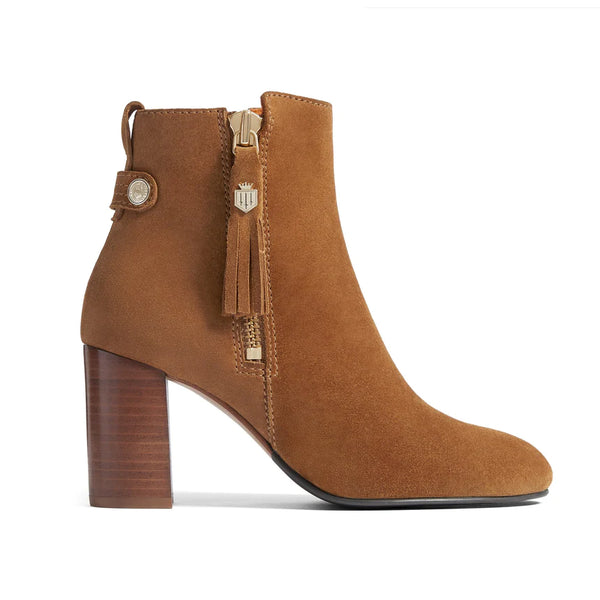 Fairfax & Favor Oakham Ankle Boot - Tan Suede - Lucks of Louth