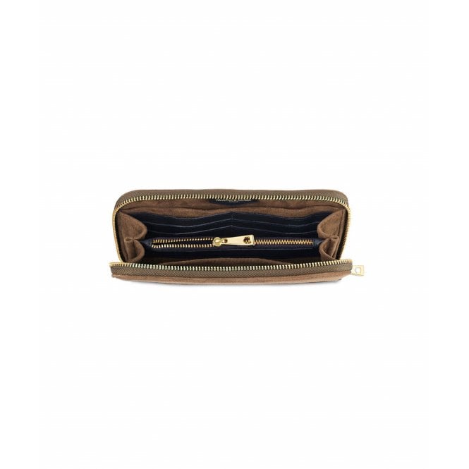 Fairfax & Favor Salisbury Purse - Tan/Navy - Lucks of Louth