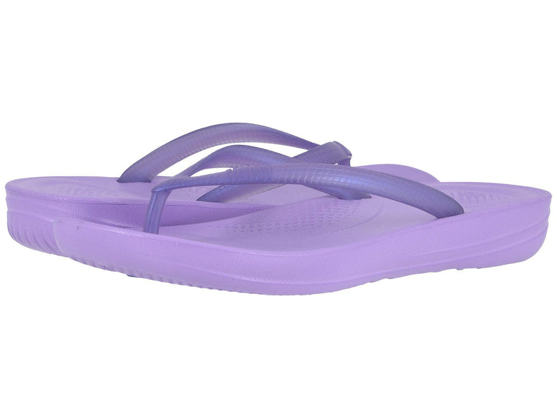 Fitflop IQushion Ergonomic Flip-Flops - Pearlised Lavender - Lucks of Louth