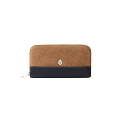 Fairfax & Favor Salisbury Purse - Tan/Navy - Lucks of Louth