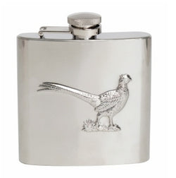 Dalaco Pheasant Hipflask - Stainless Steel - Lucks of Louth