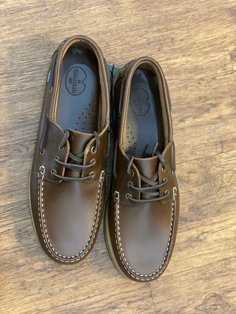 Le Chameau Galion Homme Deck Shoe - Brown - Lucks of Louth