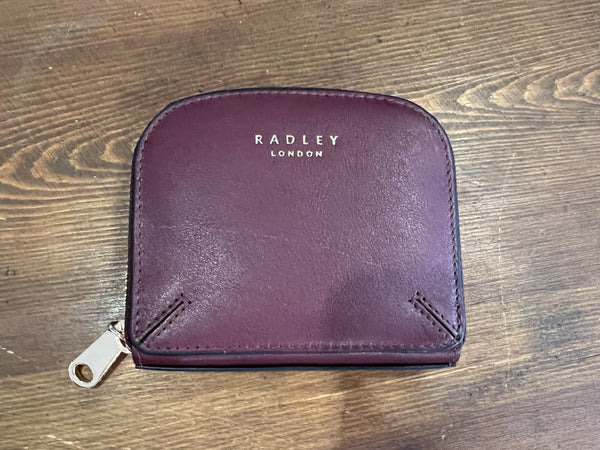 Radley London Dukes Place Medium Leather Zip Around Purse - Dark Red - Lucks of Louth