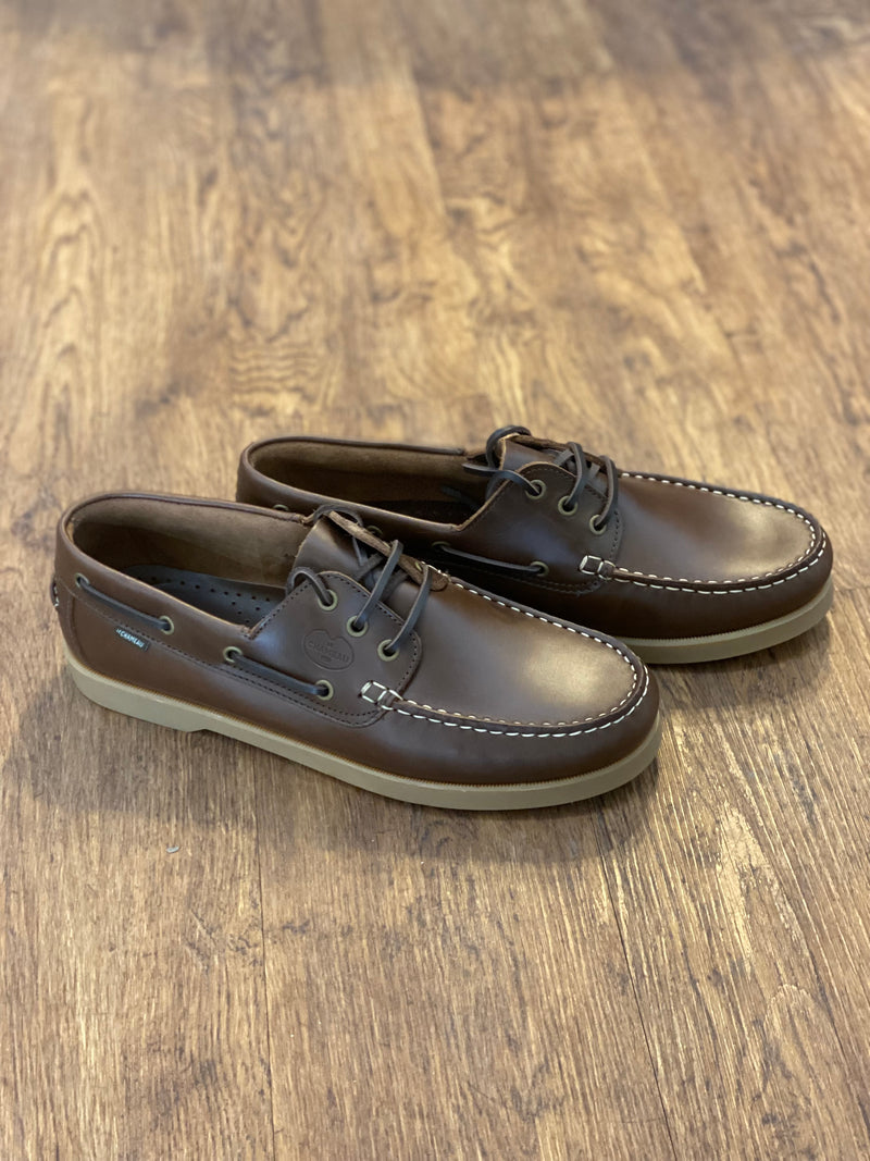 Le Chameau Galion Homme Deck Shoe - Brown - Lucks of Louth