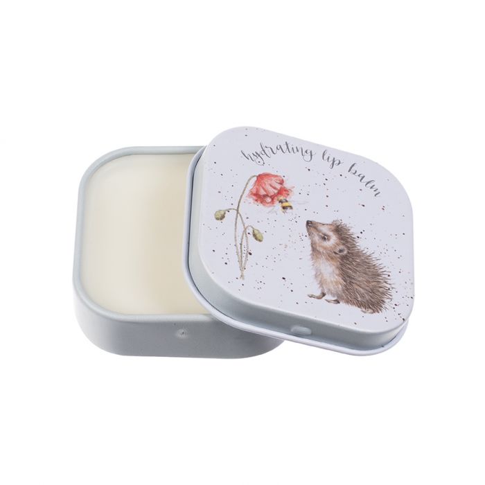 Wrendale Lip Balm Tin - Busy as a Bee Hedgehog - Lucks of Louth