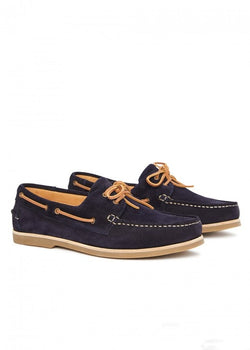 R M Williams Hobart Navy Suede Mens Shoe - Lucks of Louth