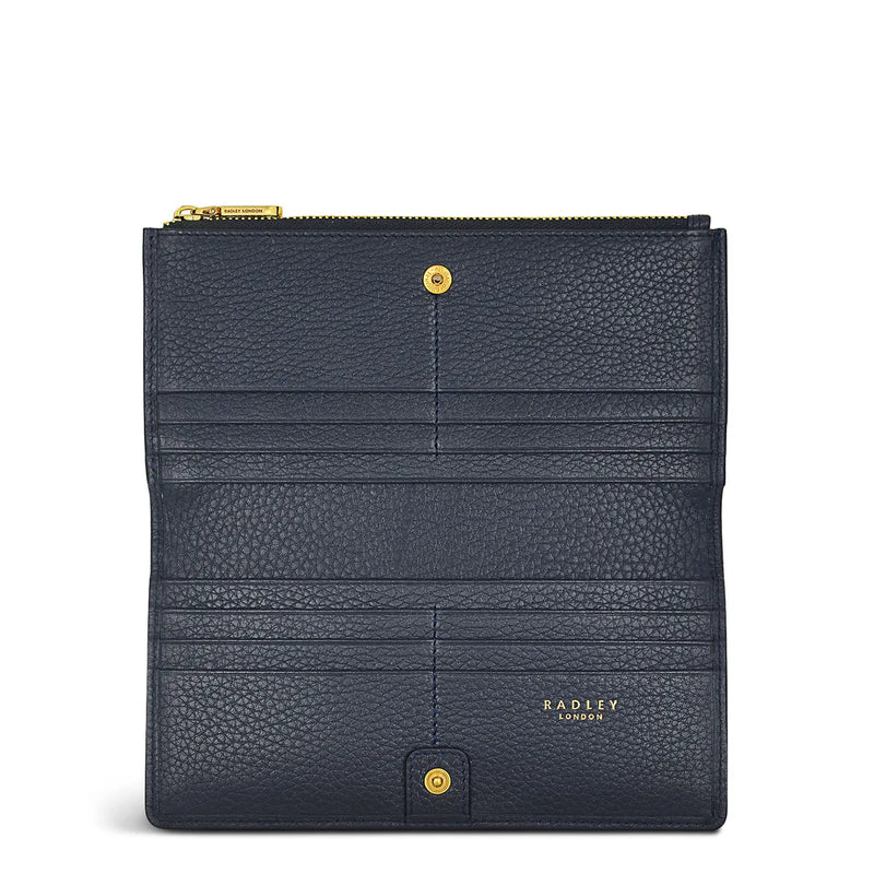 Radley London Wood Street Large Zip Top Purse - Navy - Lucks of Louth