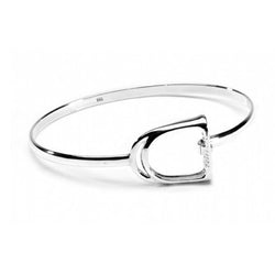 Hiho Silver Sterling Silver Exclusive Stirrup Bracelet - Lucks of Louth