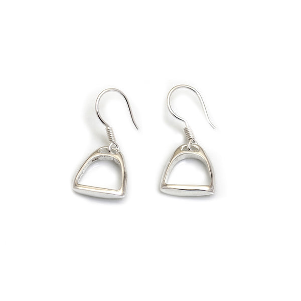 Hiho Silver Sterling Silver Stirrup Earrings - Lucks of Louth