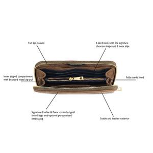 Fairfax & Favor Salisbury Purse - Tan/Navy - Lucks of Louth