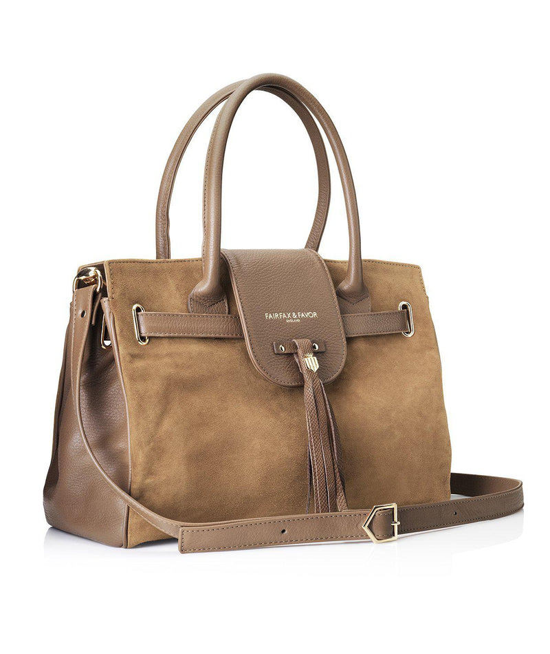 Fairfax & Favor Windsor Handbag - Tan - Lucks of Louth