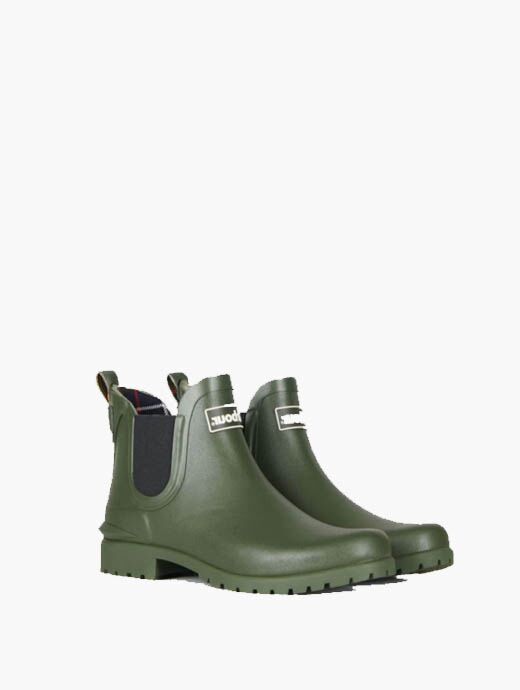 Barbour Wilton Ladies Ankle Wellington - Olive - Lucks of Louth